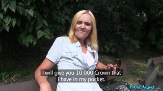 Public Agent - Blonde's Bus Stop Pussy Pounding - 08/12/2014