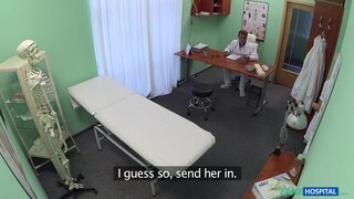 Fake Hospital - Patient has toy stuck in her pussy - 09/04/2014