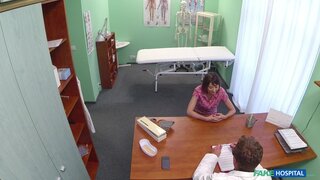 Fake Hospital - Patient has toy stuck in her pussy - 09/04/2014