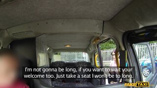Fake Taxi - Bitchy Brunette Can't Pay for Ride - 09/18/2014