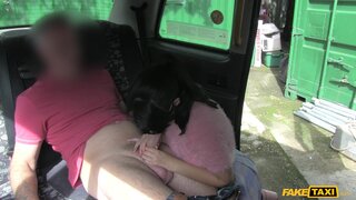 Fake Taxi - Bitchy Brunette Can't Pay for Ride - 09/18/2014