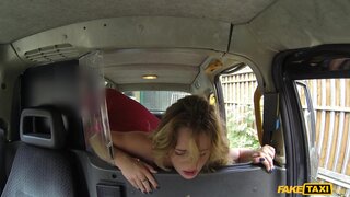 Fake Taxi - Hot Blonde Gives Cabbie a Sexy Show - 09/22/2014