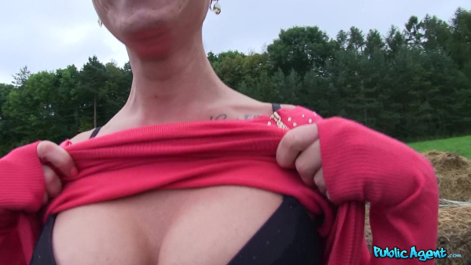 Public Agent - Roll in the Hay with Hot Brunette - 09/23/2014