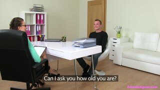 Female Agent - Stud Learns What Sexy Agent Likes - 09/19/2014