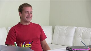 Female Agent - Stud Fucks Agent for Modeling Jobs - 09/23/2014