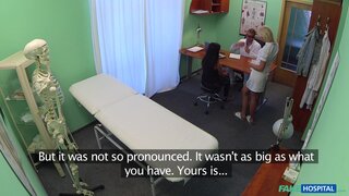 Fake Hospital - Nympho Nurse Gives Breast Exam - 09/29/2014