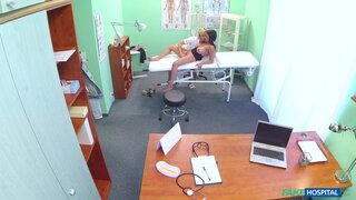 Fake Hospital - Nympho Nurse Gives Breast Exam - 09/29/2014