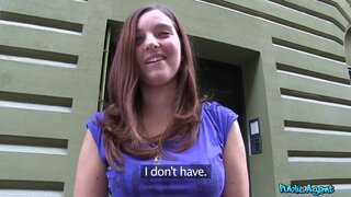 Public Agent - Redhead Is Shy to Get Nude for Cash - 10/10/2014