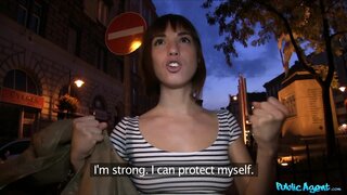 Public Agent - Rooftop Sex with Cute Brunette - 10/17/2014