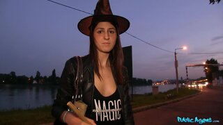 Public Agent - Hot Witch Bends Over for Cash - 10/31/2014
