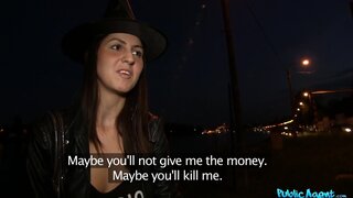 Public Agent - Hot Witch Bends Over for Cash - 10/31/2014