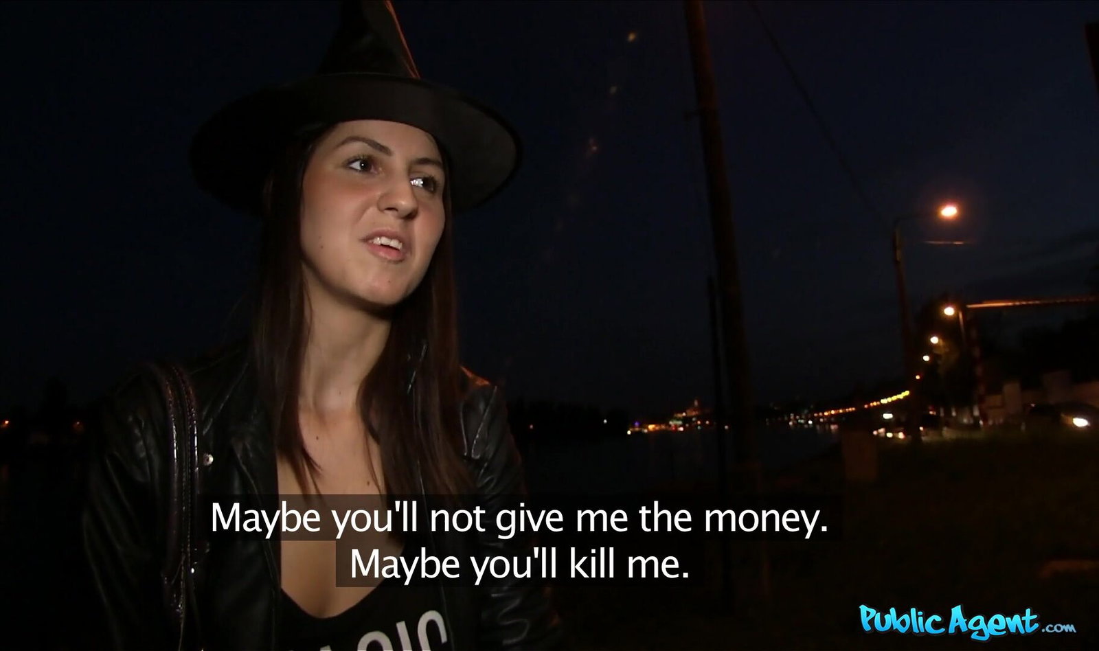 Public Agent - Hot Witch Bends Over for Cash - 10/31/2014