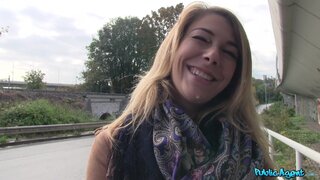 Public Agent - Blonde Opens Legs Outside for Cash - 11/18/2014