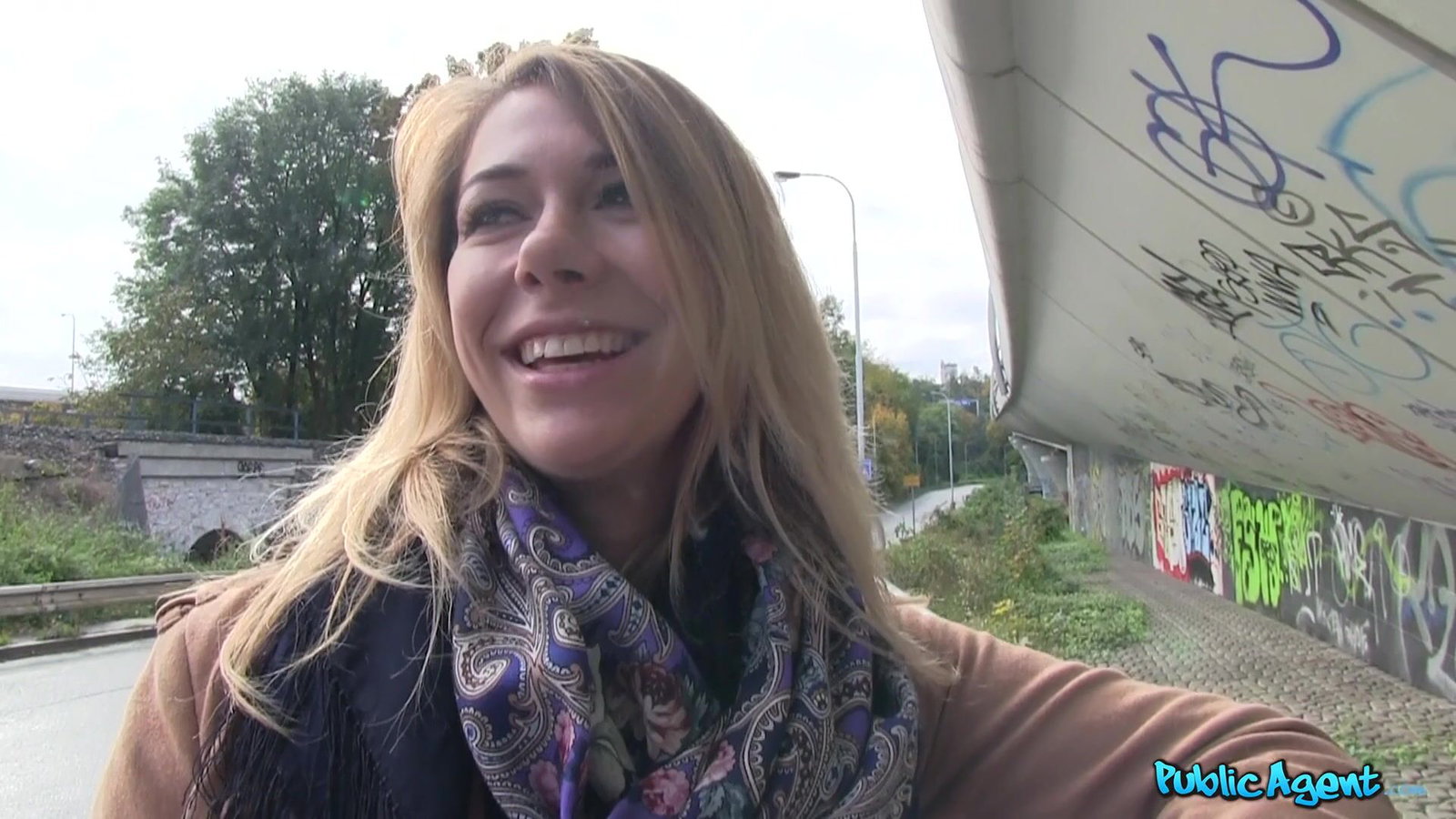 Public Agent - Blonde Opens Legs Outside for Cash - 11/18/2014