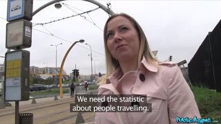 Public Agent - Cute Blonde Opens Legs for Free Transit - 12/05/2014