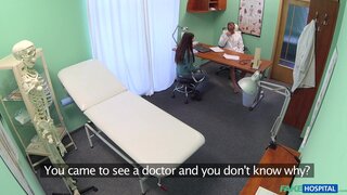 Fake Hospital - Horny Patient Catches Doc and Nurse - 12/11/2014