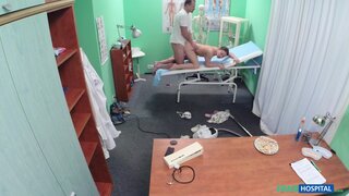 Fake Hospital - Hot cleaner can't resist a uniform - 12/18/2014