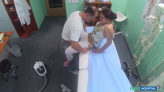 Fake Hospital - Hot cleaner can't resist a uniform - 12/18/2014