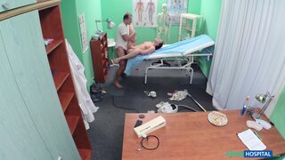 Fake Hospital - Hot cleaner can't resist a uniform - 12/18/2014