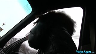 Public Agent - Stranded Russian Babe Fucks in Car - 01/19/2015