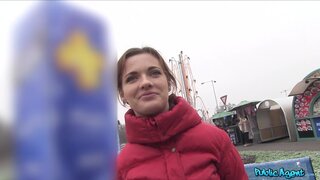 Public Agent - Car Sex with Big Boobs Student - 01/26/2015
