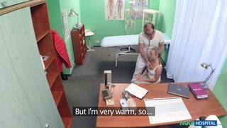 Fake Hospital - Hot blonde loves the doctors muscles and smooth talking charm - 01/30/2015
