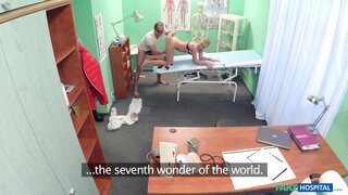 Fake Hospital - Hot blonde loves the doctors muscles and smooth talking charm - 01/30/2015