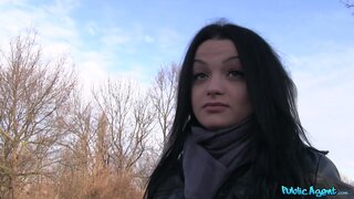 Public Agent - Hot Brunette's Ass Sprayed with Cum - 02/09/2015