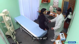 Fake Hospital - Doctor makes sure patient is well checked over - 02/17/2015