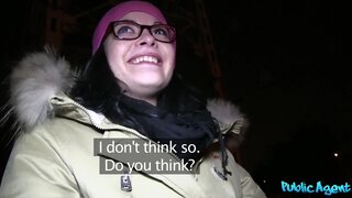 Public Agent - Babe with Glasses Fucked Outside - 02/27/2015
