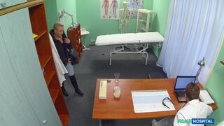 Fake Hospital - Blonde patient wants hard sex from her doctor - 02/27/2015