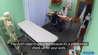 Fake Hospital - Blonde patient wants hard sex from her doctor - 02/27/2015