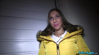 Public Agent - Shy Brunette Fucks for Cash - 03/02/2015