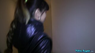 Public Agent - Shy Brunette Bent Over and Fucked - 03/06/2015