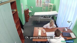 Fake Hospital - Blonde with big tits wants to be a nurse - 03/10/2015