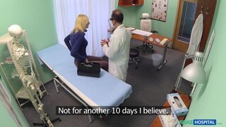 Fake Hospital - Skinny blonde takes doctors advice - 03/13/2015