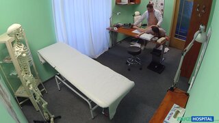 Fake Hospital - Horny saleswoman strikes a deal with the dirty doctor - 03/27/2015