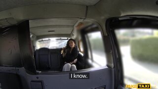 Fake Taxi - Tattooed vixen gets pussy licked in taxi - 03/29/2015