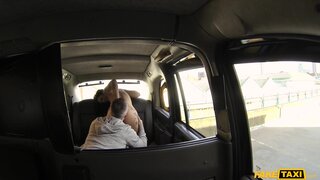 Fake Taxi - Tattooed vixen gets pussy licked in taxi - 03/29/2015