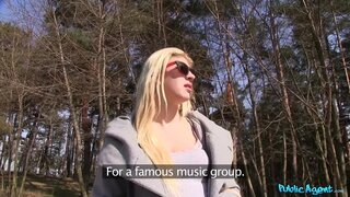 Public Agent - Cute blonde sucks cock outside - 03/30/2015