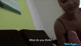 Public Agent - Short haired African fashion model fucked for cash - 04/06/2015