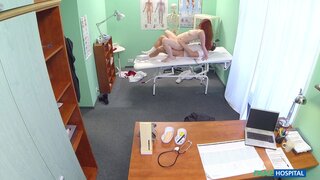 Fake Hospital - Sexy redhead has surprise for doc - 04/10/2015