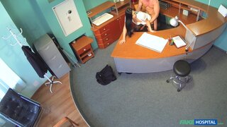 Fake Hospital - Businessman gets seduced by sexy nurse in stockings - 04/28/2015