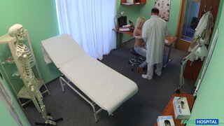 Fake Hospital - Horny busty blonde receives a creampie from the doctor - 05/05/2015