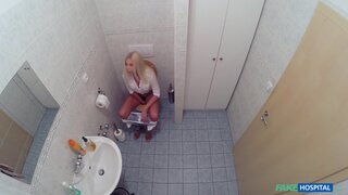 Fake Hospital - Horny busty blonde receives a creampie from the doctor - 05/05/2015