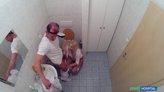 Fake Hospital - Horny busty blonde receives a creampie from the doctor - 05/05/2015