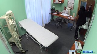Fake Hospital - Hot babe wants her Doctor to suck her tits - 05/08/2015
