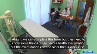Fake Hospital - Short haired hottie has no insurance but has a very tight pussy - 05/12/2015