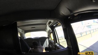 Fake Taxi - New cab driver gives customer a good facial - 05/14/2015