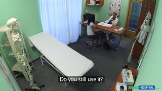 Fake Hospital - Hot black haired mom cheats on hubby with doctor - 05/19/2015